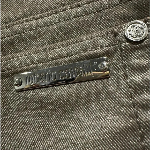 Roberto Cavalli Grey Denim Regular Fit Low Waist Jeans M - Picture 12 of 14